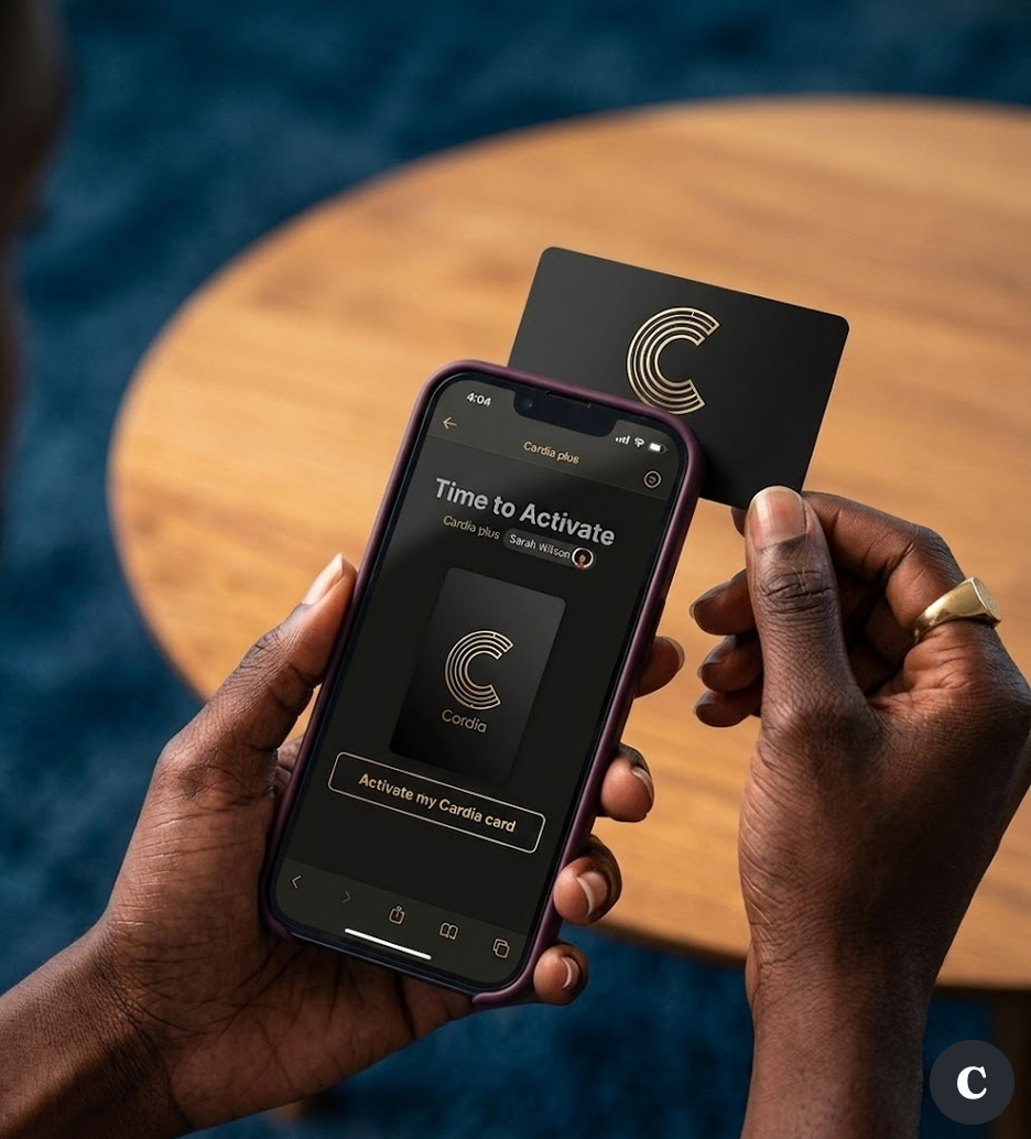 Activating a Cardia card